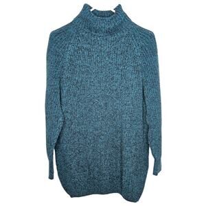 Architect Long Sleeve Knit Turtleneck Tunic Sweater 2XL